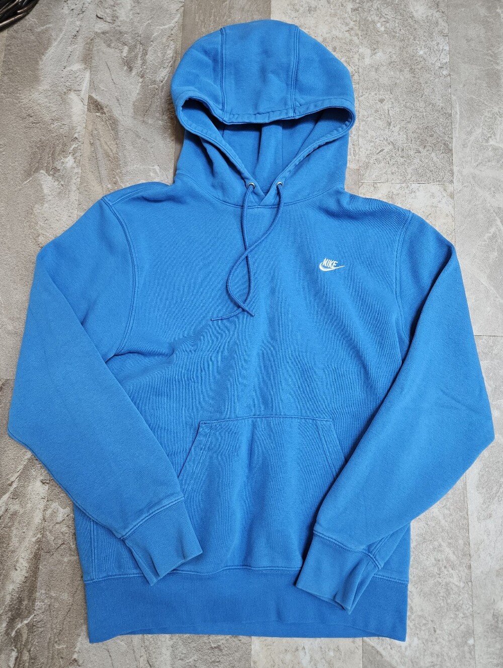 Blue Nike Hoodie.